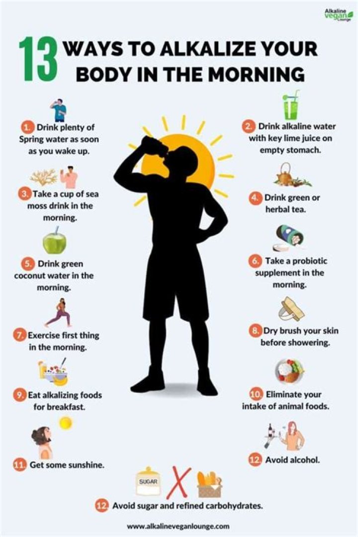 How do I keep my body alkaline in the morning?