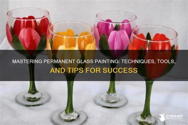 How do you permanently paint on glass?