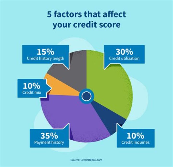 What are 5 things that affect your credit score?