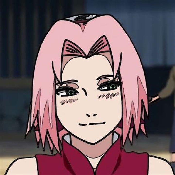 What is on Sakura's forehead?