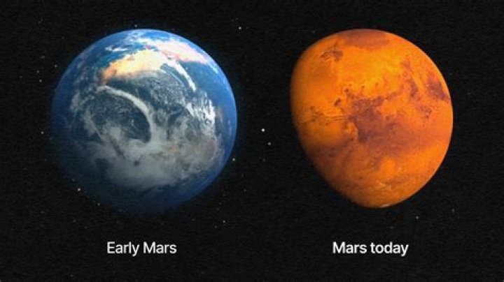 What rains in Mars?