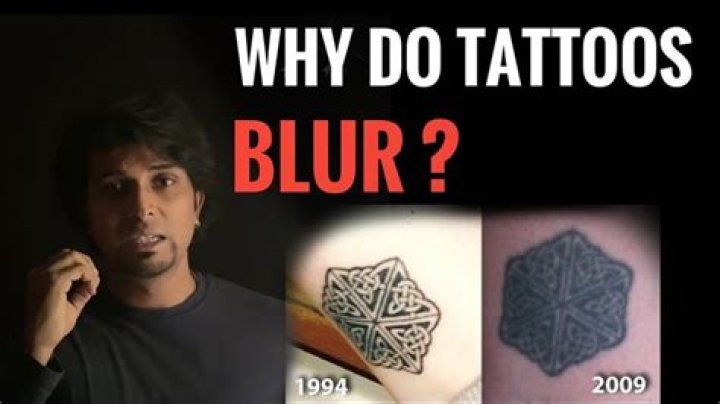 Why do tattoos blur?